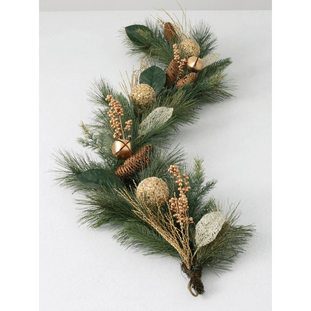 Pine Bell Garland - Zinnias Gift Boutique