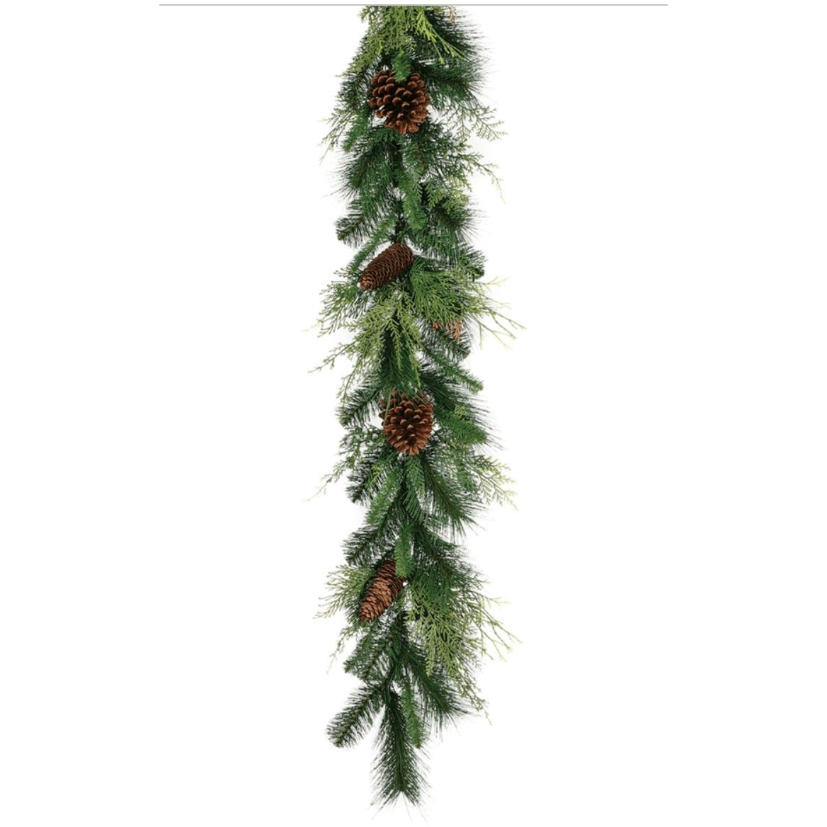 Mixed Pine Garland - Zinnias Gift Boutique