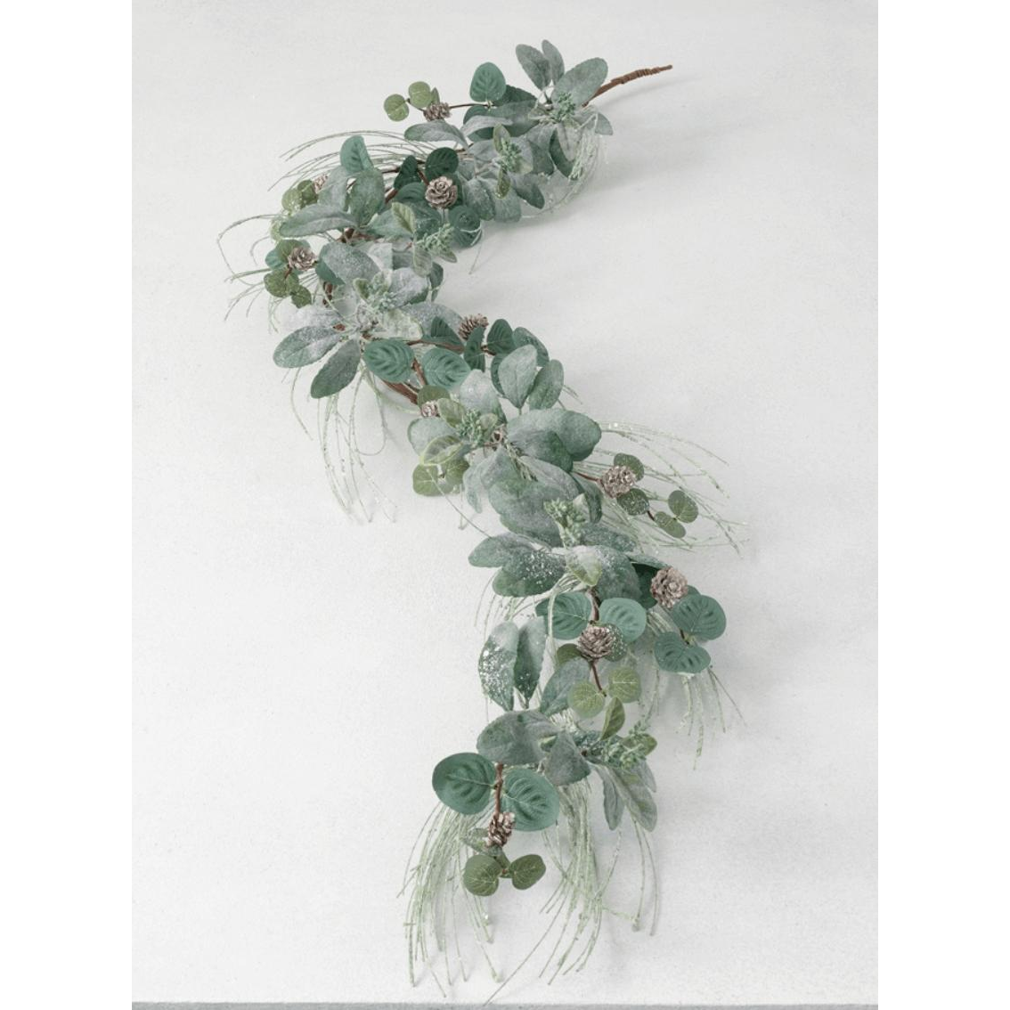 Iced Pine Garland - Zinnias Gift Boutique