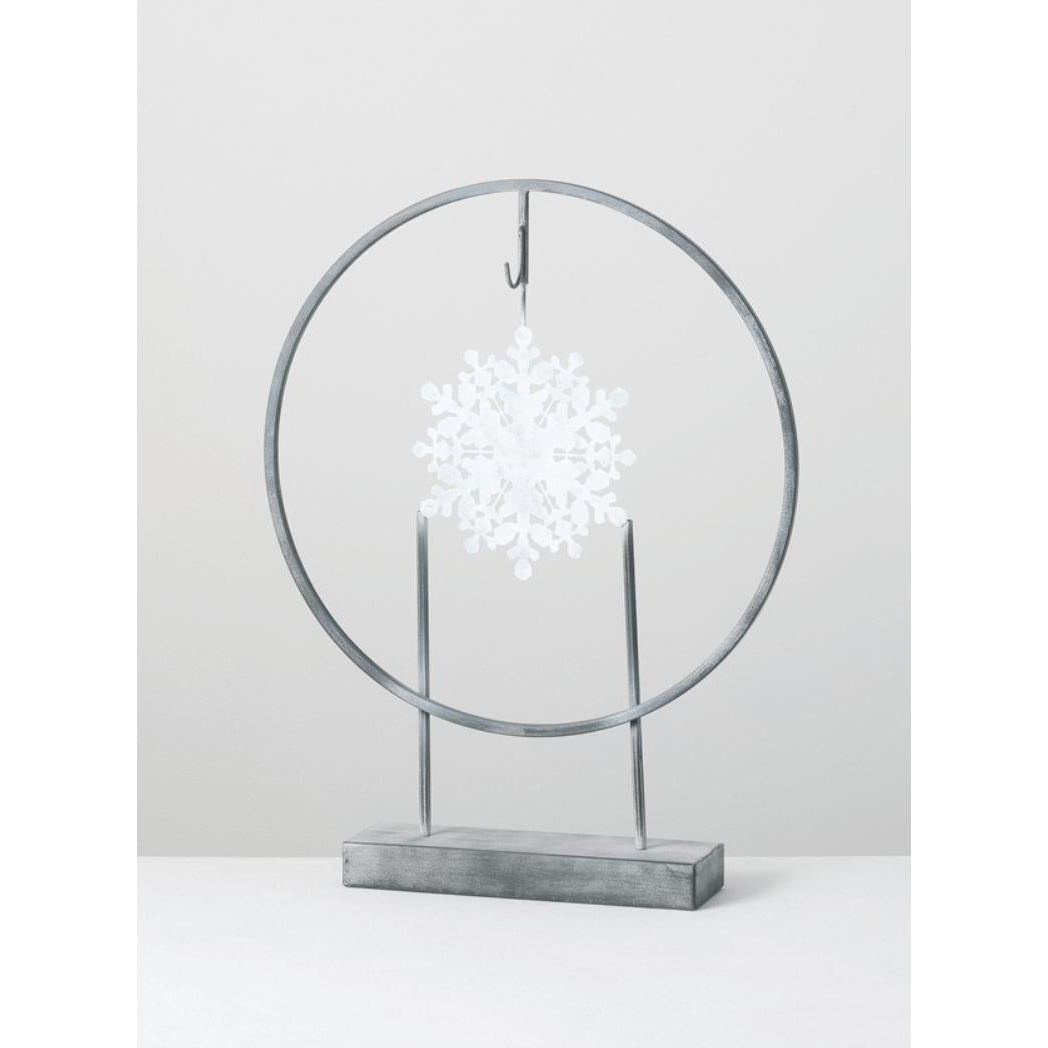 Snowflake Wreath Hanger - Zinnias Gift Boutique