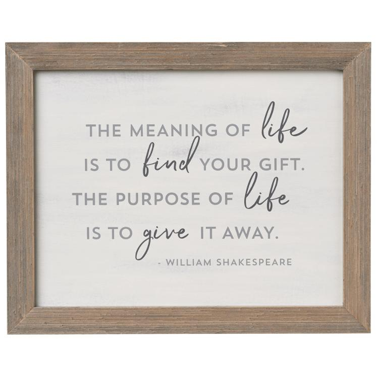 Meaning of Life - Zinnias Gift Boutique