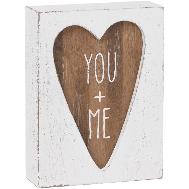 You and Me Sign - Zinnias Gift Boutique
