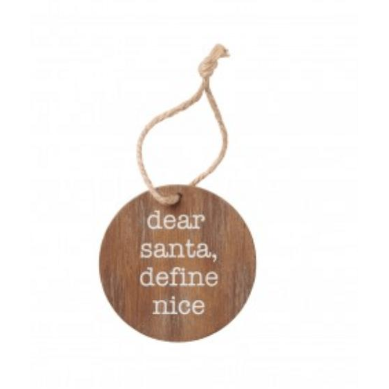 Define Nice Sign - Zinnias Gift Boutique