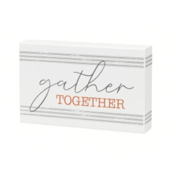 Gather Together Sign - Zinnias Gift Boutique