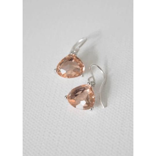 Champaign Triangle Earrings - Zinnias Gift Boutique