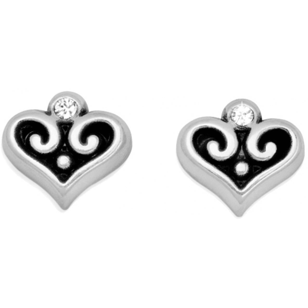 Alcazar Heart Mini Post Earrings - Zinnias Gift Boutique
