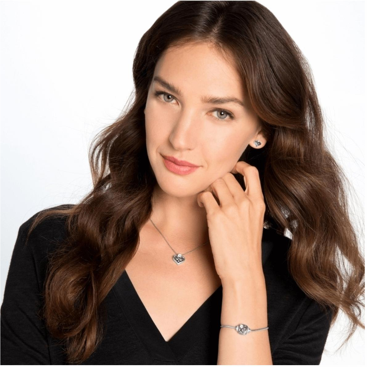 Alcazar Heart Mini Post Earrings - Zinnias Gift Boutique