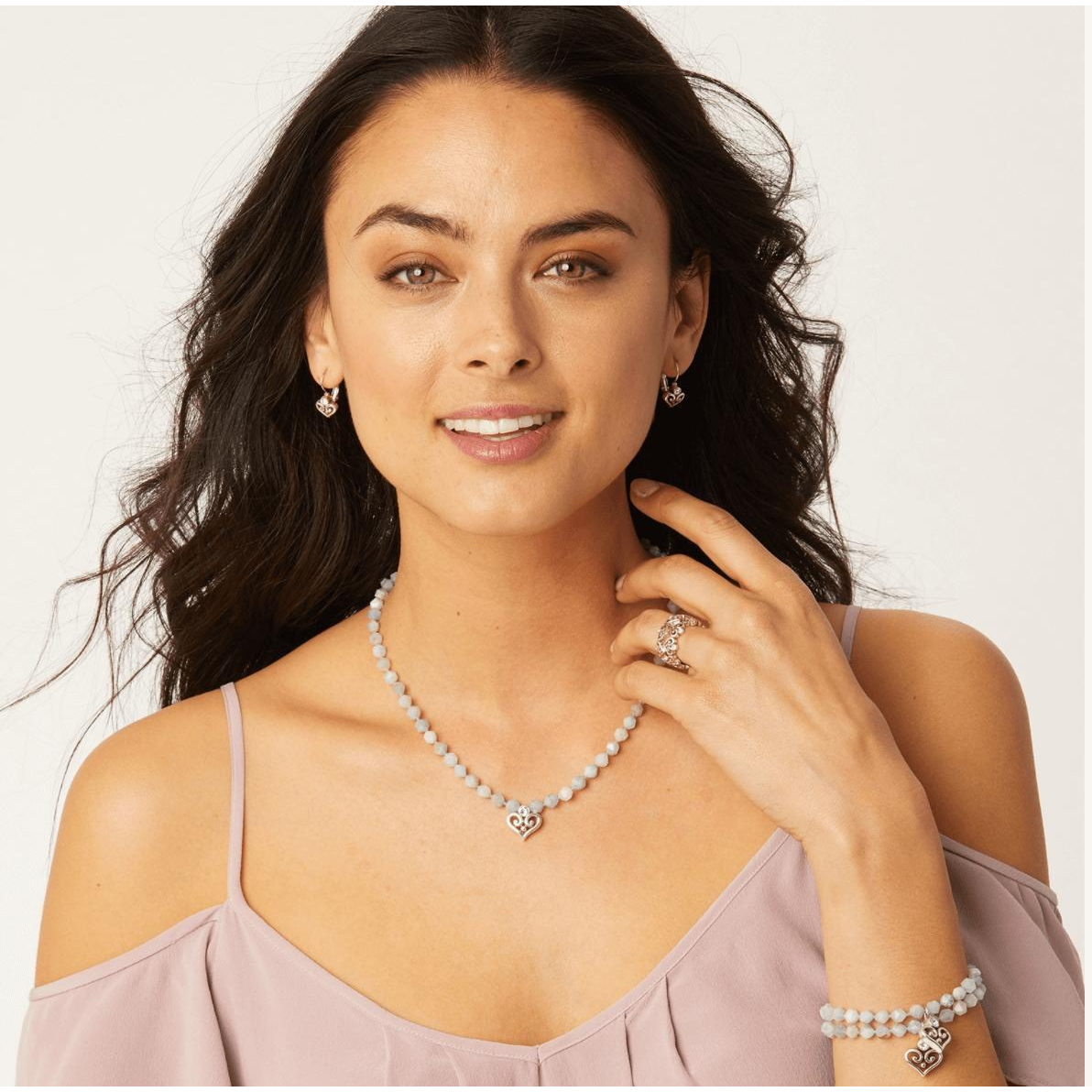 Alcazar Heart Ring - Zinnias Gift Boutique