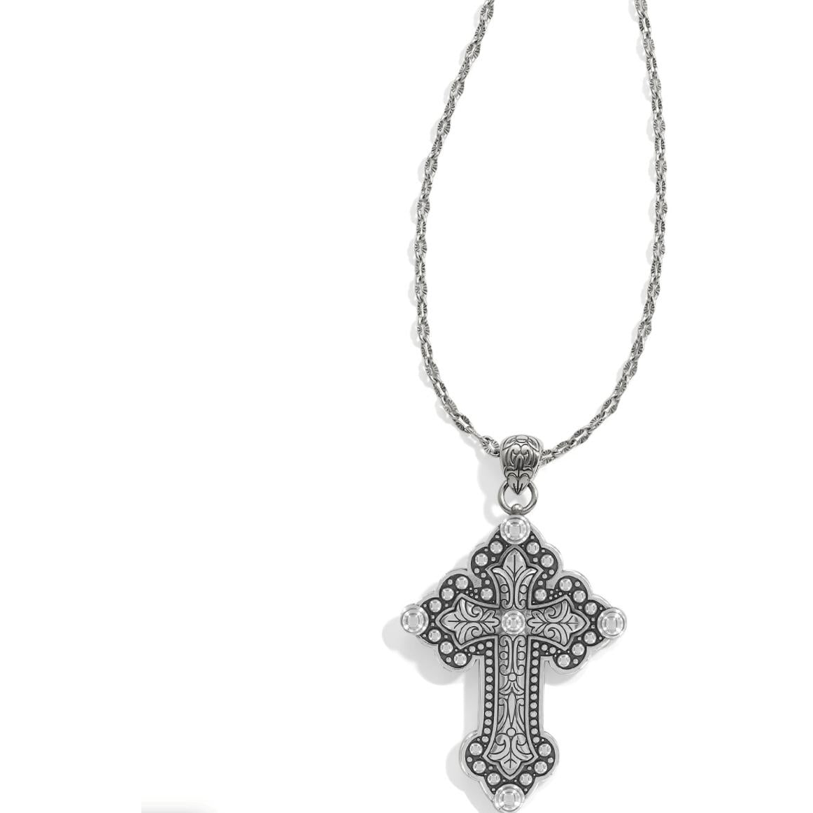 Greek Large Convertible Cross Necklace - Zinnias Gift Boutique