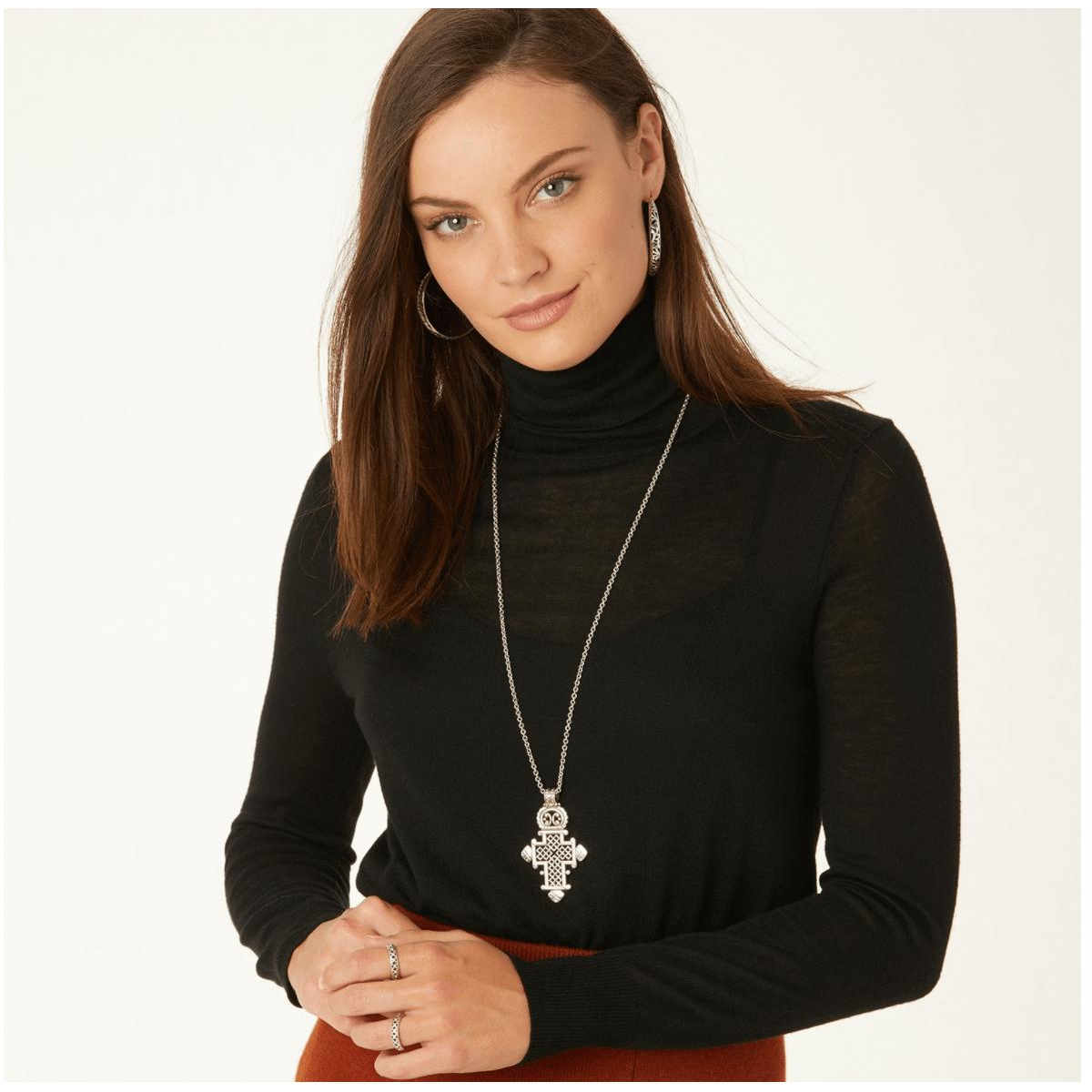 Ethiopian Convertible Cross Necklace - Zinnias Gift Boutique