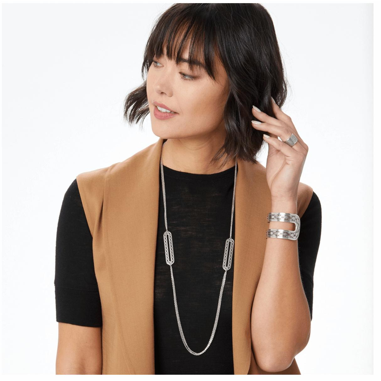 Ferrara Equestra Long Necklace - Zinnias Gift Boutique