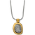 Ferrara Artisan Two Tone Pendant Necklace - Zinnias Gift Boutique