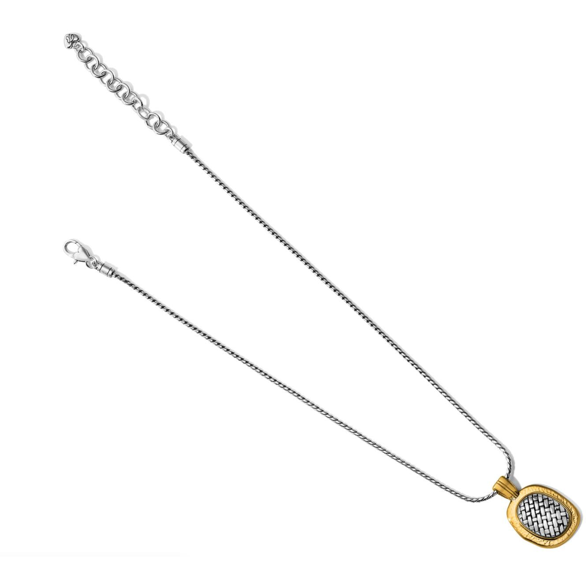 Ferrara Artisan Two Tone Pendant Necklace - Zinnias Gift Boutique