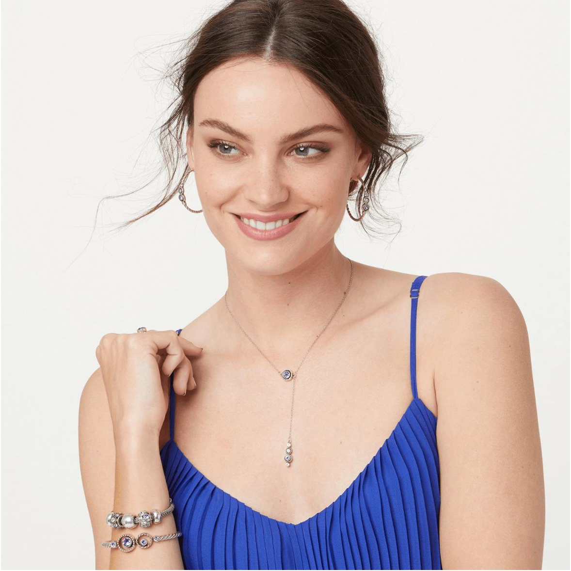 Halo Hinged Bangle - Zinnias Gift Boutique