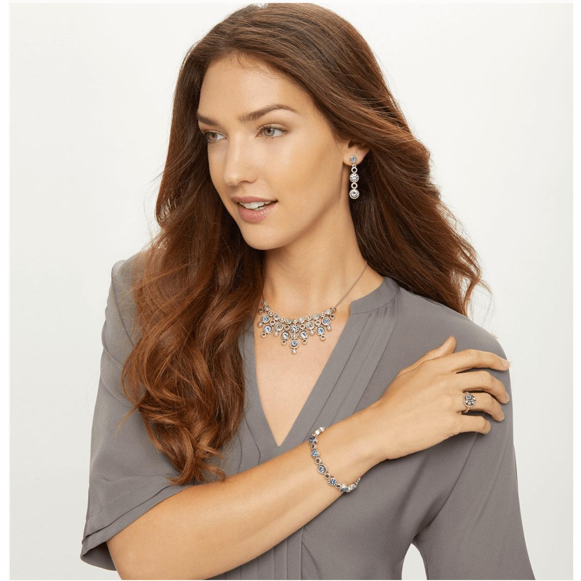 Halo Burst Hinged Bangle - Zinnias Gift Boutique