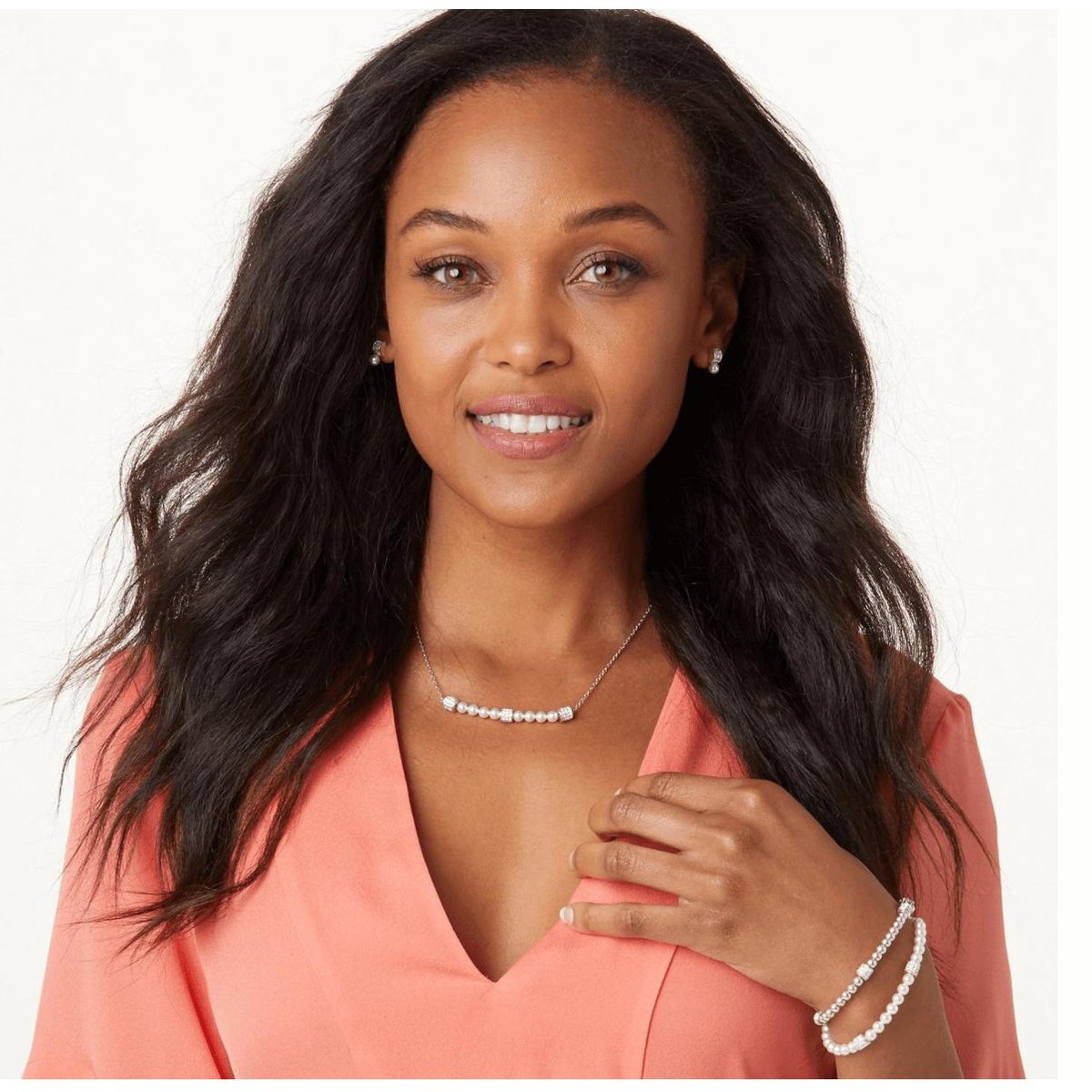 Meridian Petite Pearl Bar Necklace - Zinnias Gift Boutique