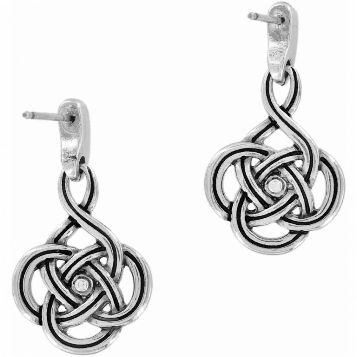 Interlok Petite Post Drop Earrings - Zinnias Gift Boutique