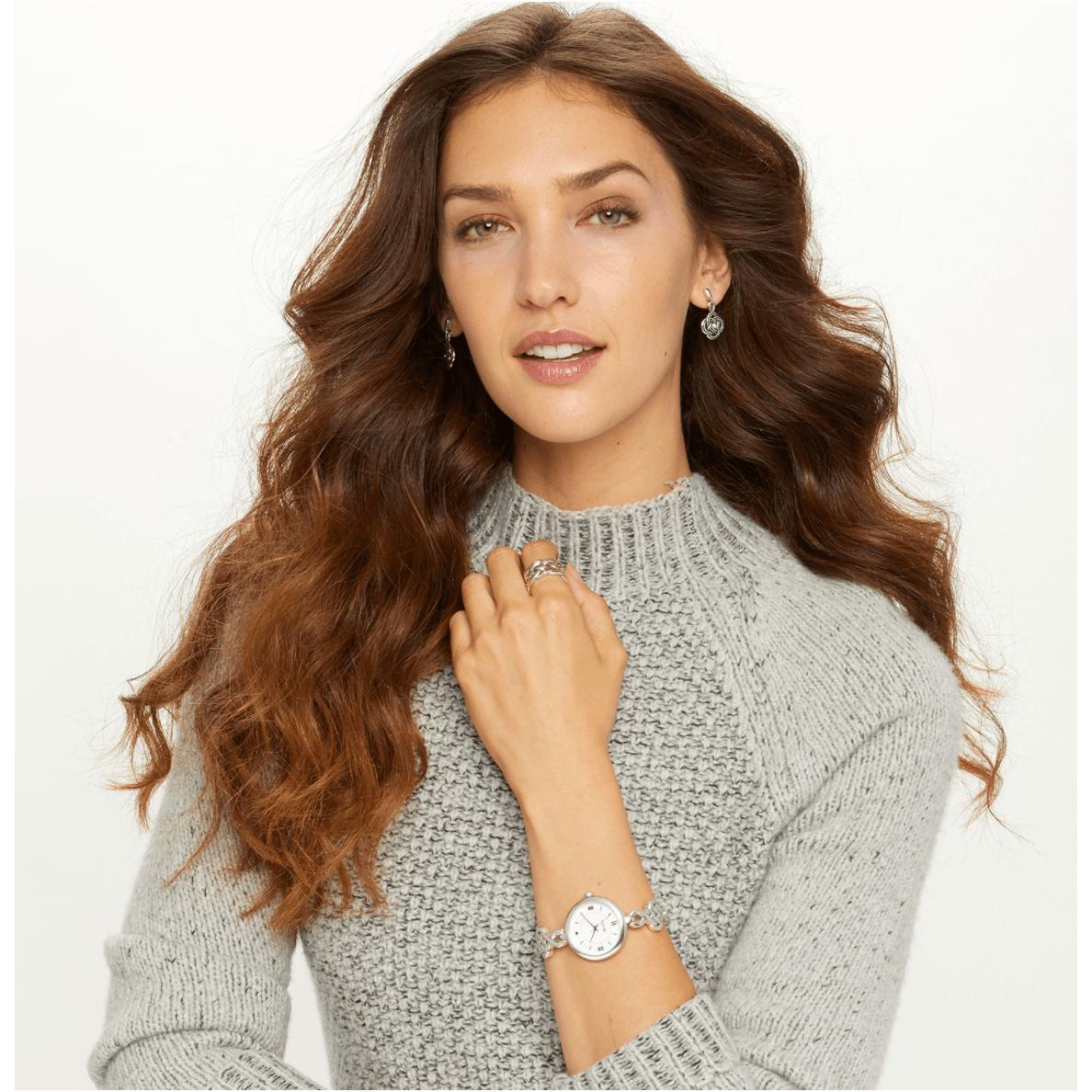 Interlok Petite Post Drop Earrings - Zinnias Gift Boutique