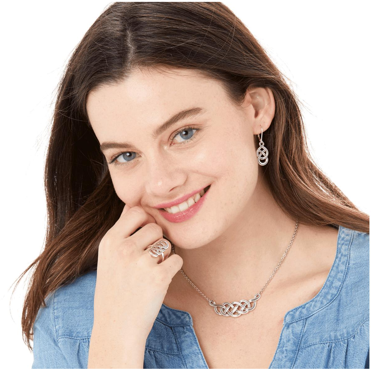 Interlok Braid Petite Leverback Earrings - Zinnias Gift Boutique