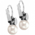 Meridian Petite Pearl Leverback Earrings - Zinnias Gift Boutique