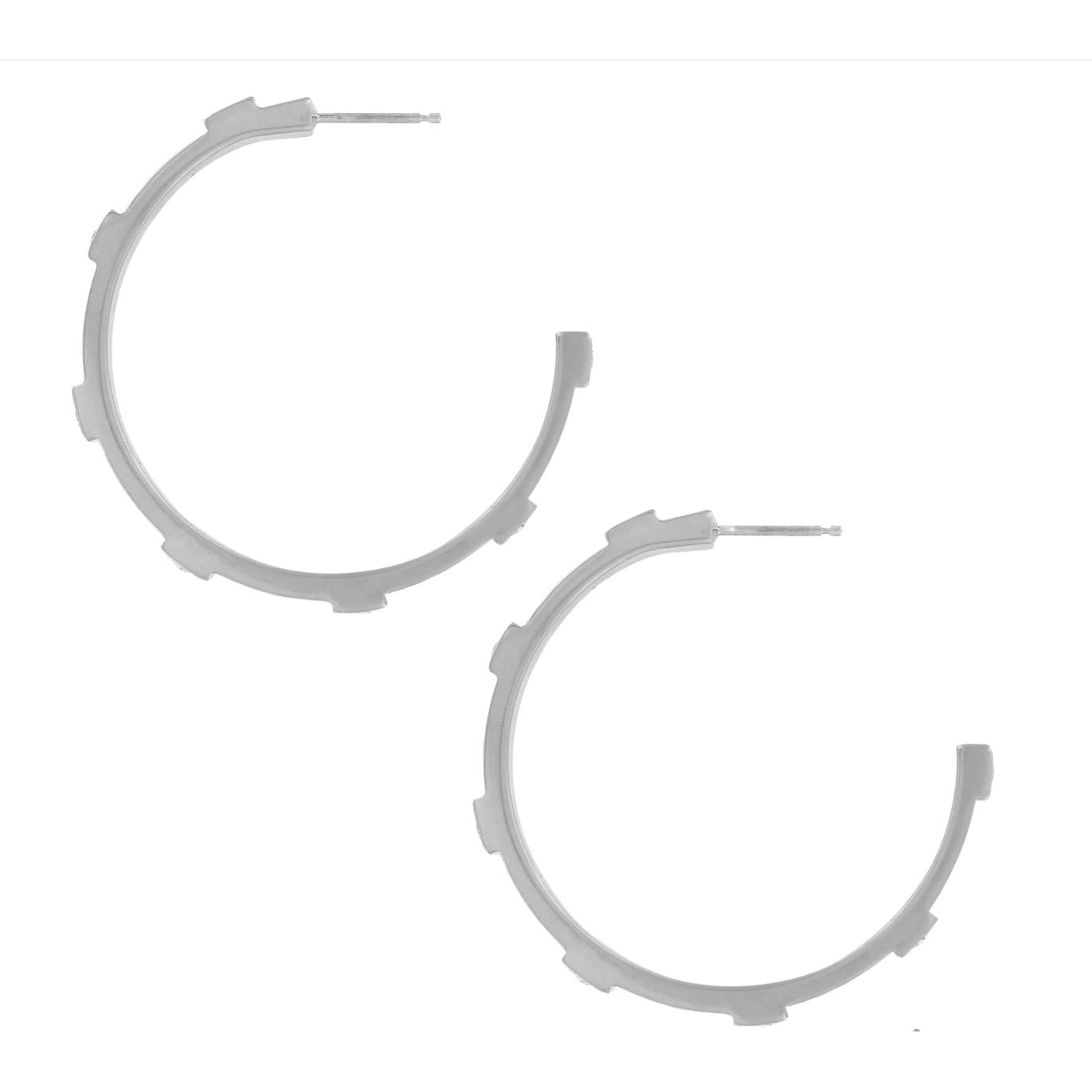 Meridian Zenith Station Hoop Earrings - Zinnias Gift Boutique