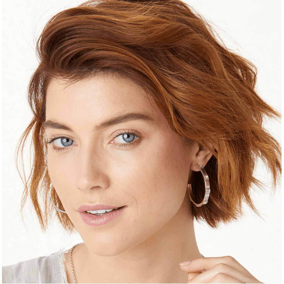 Meridian Zenith Station Hoop Earrings - Zinnias Gift Boutique