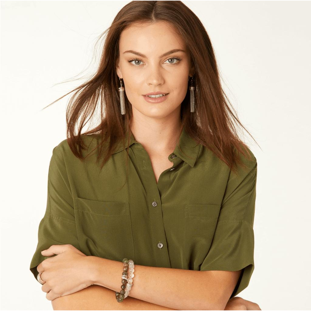 Neptune's Rings Crystal Stretch Bracelet - Zinnias Gift Boutique