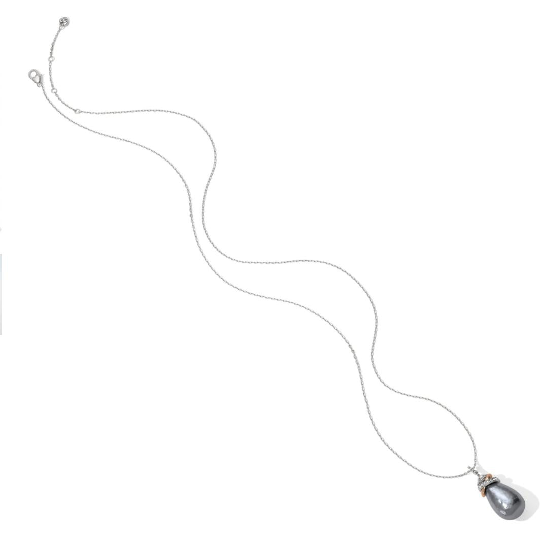 Neptune's Rings Gray Pearl Necklace - Zinnias Gift Boutique