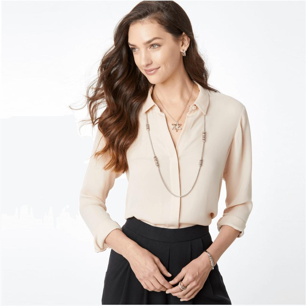 Neptune's Rings Long Necklace - Zinnias Gift Boutique