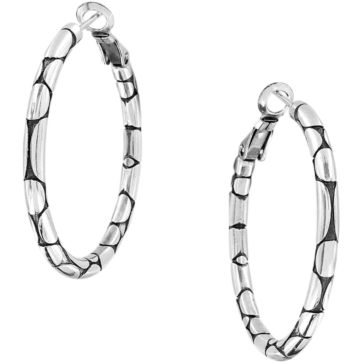 Pebble Small Hoop Earrings - Zinnias Gift Boutique