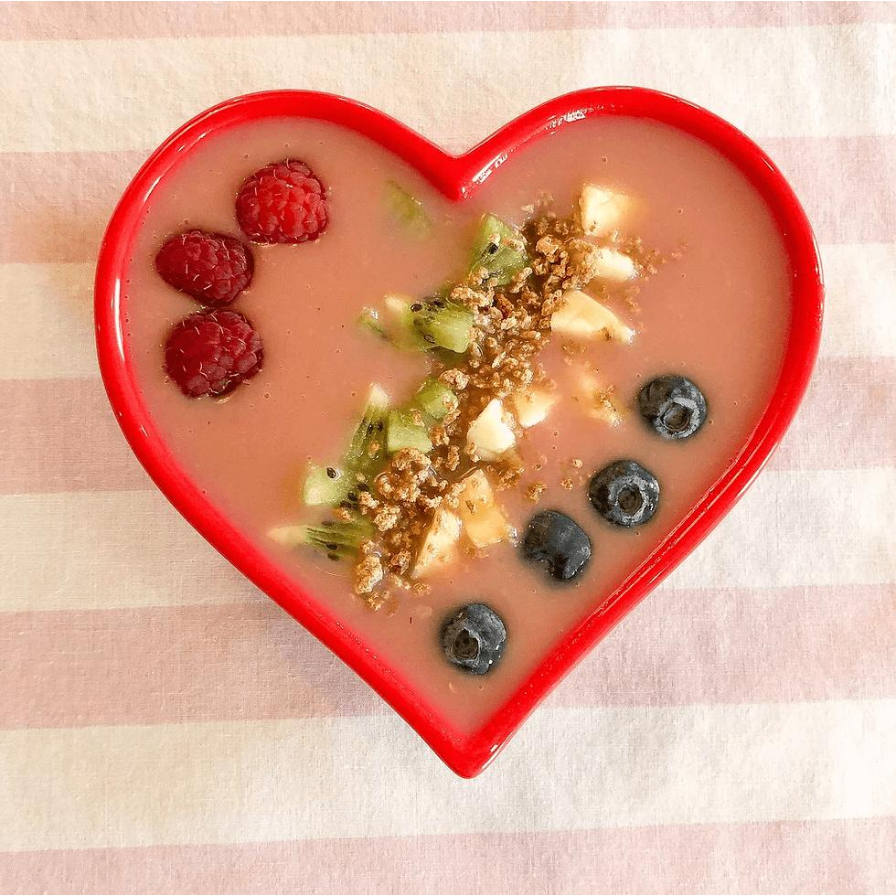 Red Heart Shaped Bowl - Small - Zinnias Gift Boutique