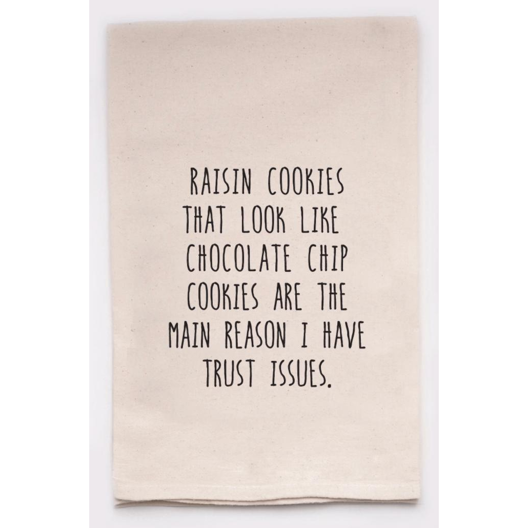 Raisin Cookies Tea Towel - Zinnias Gift Boutique