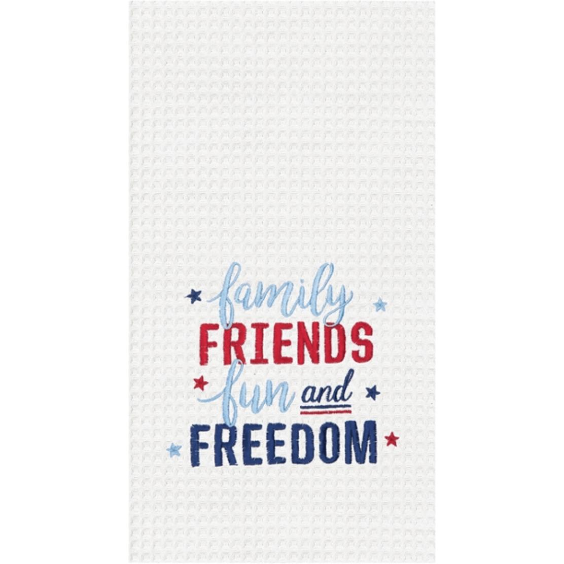 Happy 4th of July Towel - Zinnias Gift Boutique