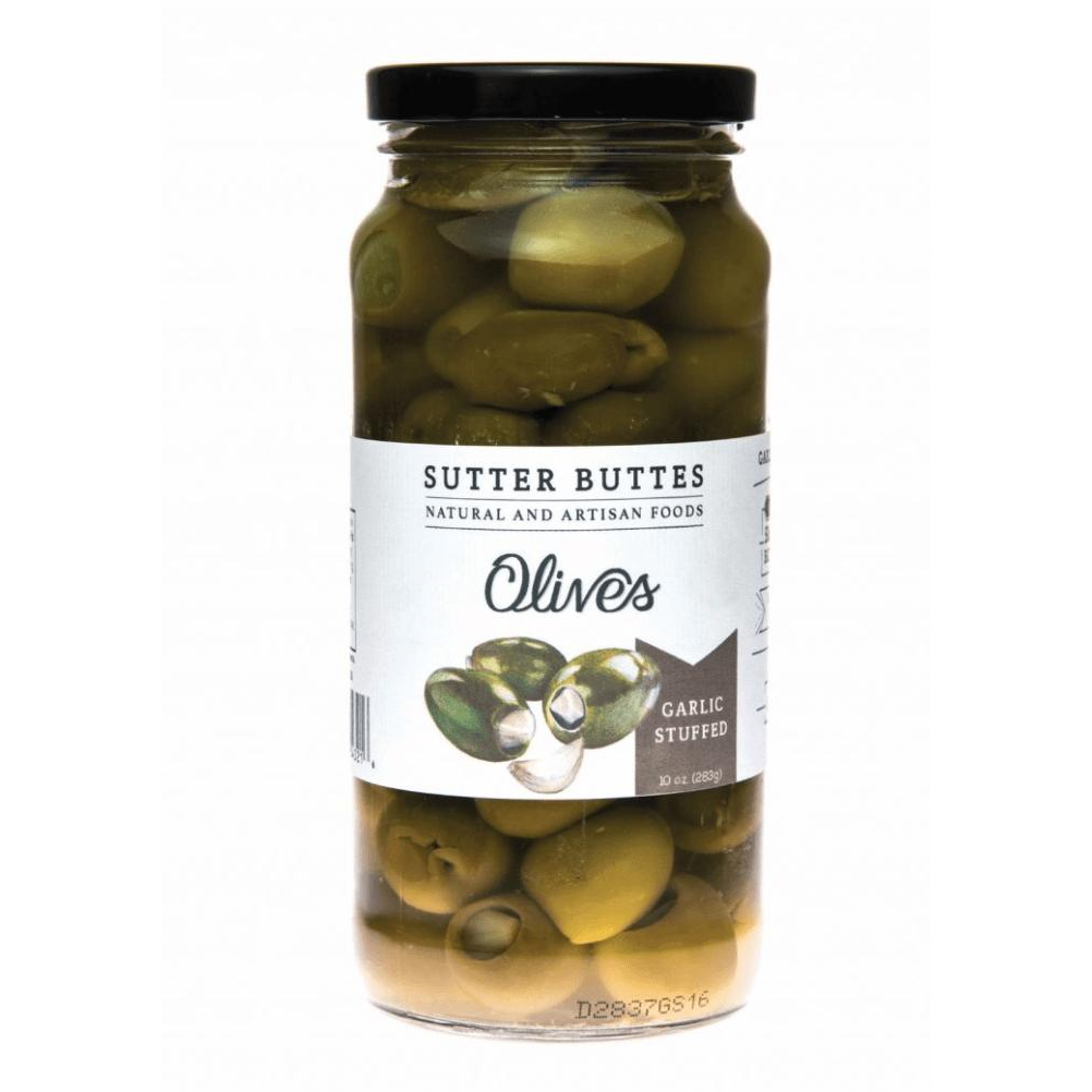 Garlic Stuffed Green Olives 10oz. - Zinnias Gift Boutique