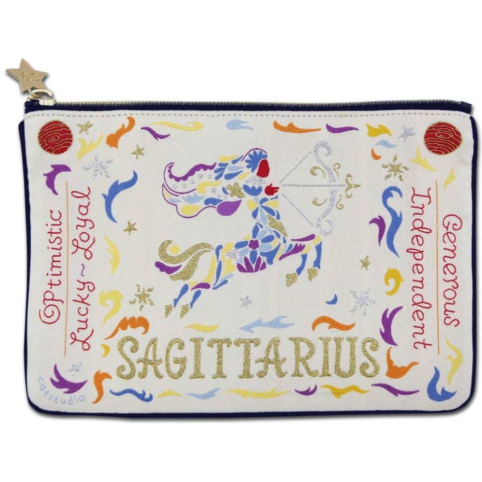 Sagittarius Astrology Zip Pouch - Zinnias Gift Boutique