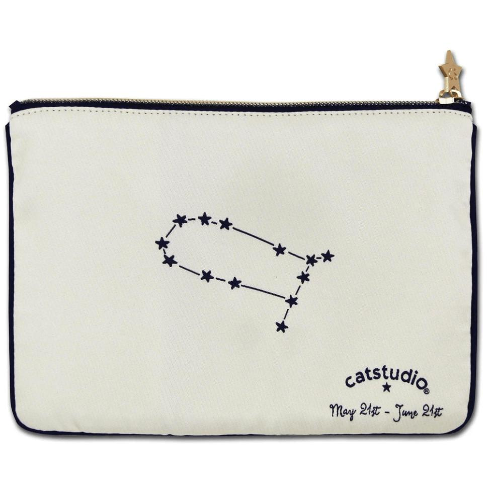 Gemini Astrology Zip Pouch - Zinnias Gift Boutique