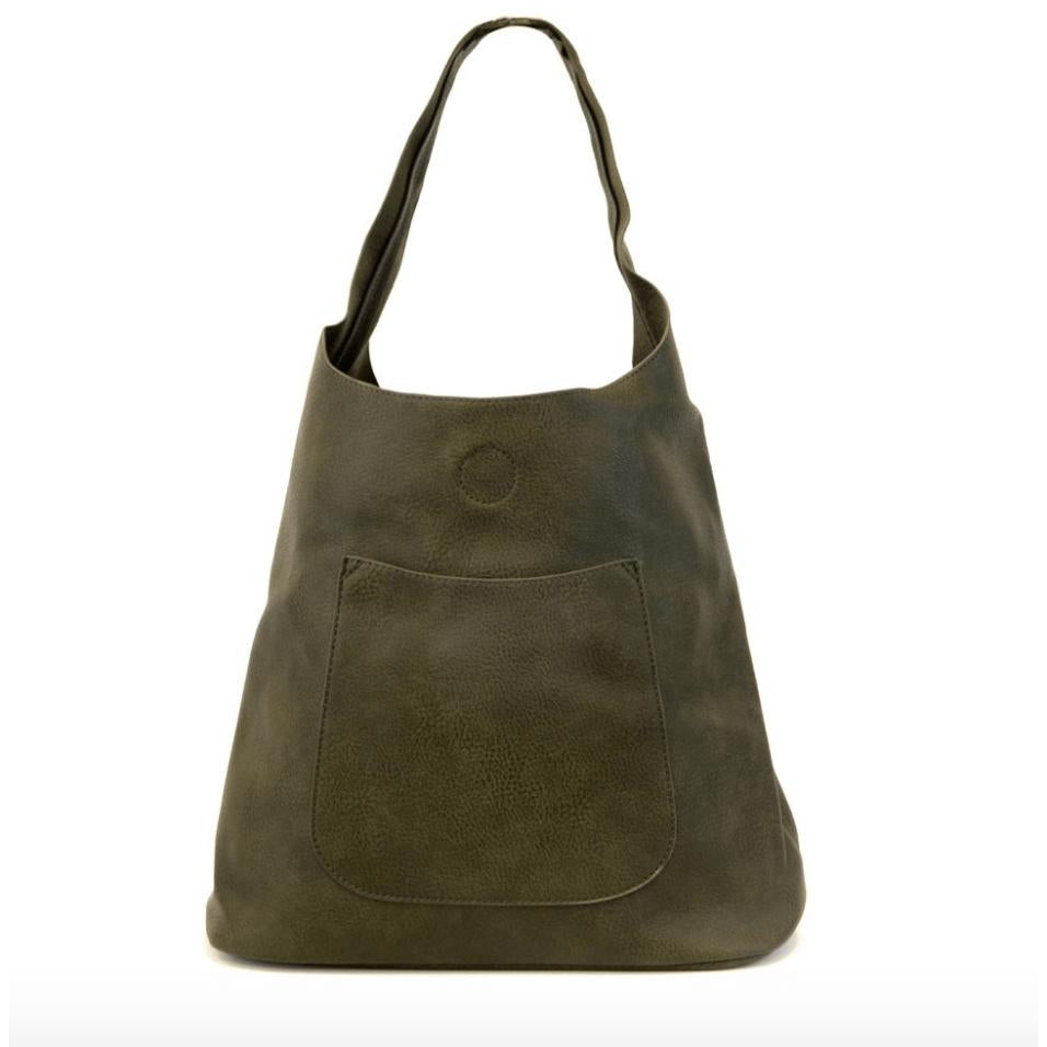Molly Slouchy Hobo Handbag - Olive - Zinnias Gift Boutique