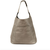 Molly Slouchy Hobo Handbag - Pewter - Zinnias Gift Boutique