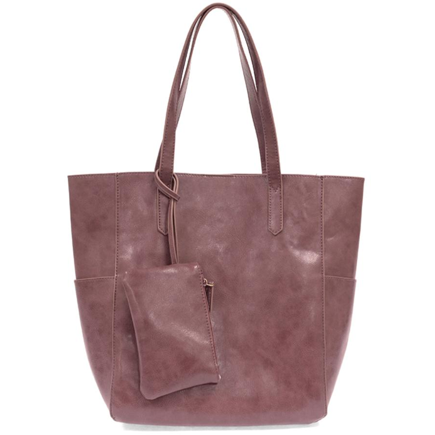 North South Bella Tote - Grape Thistle - Zinnias Gift Boutique
