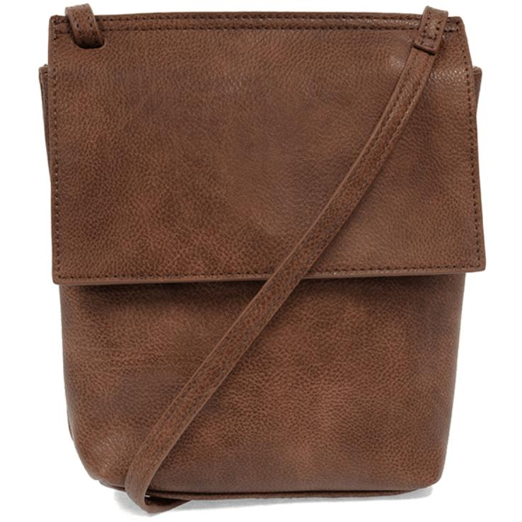 Aimee Front Flap Crossbody Bag - Hickory - Zinnias Gift Boutique