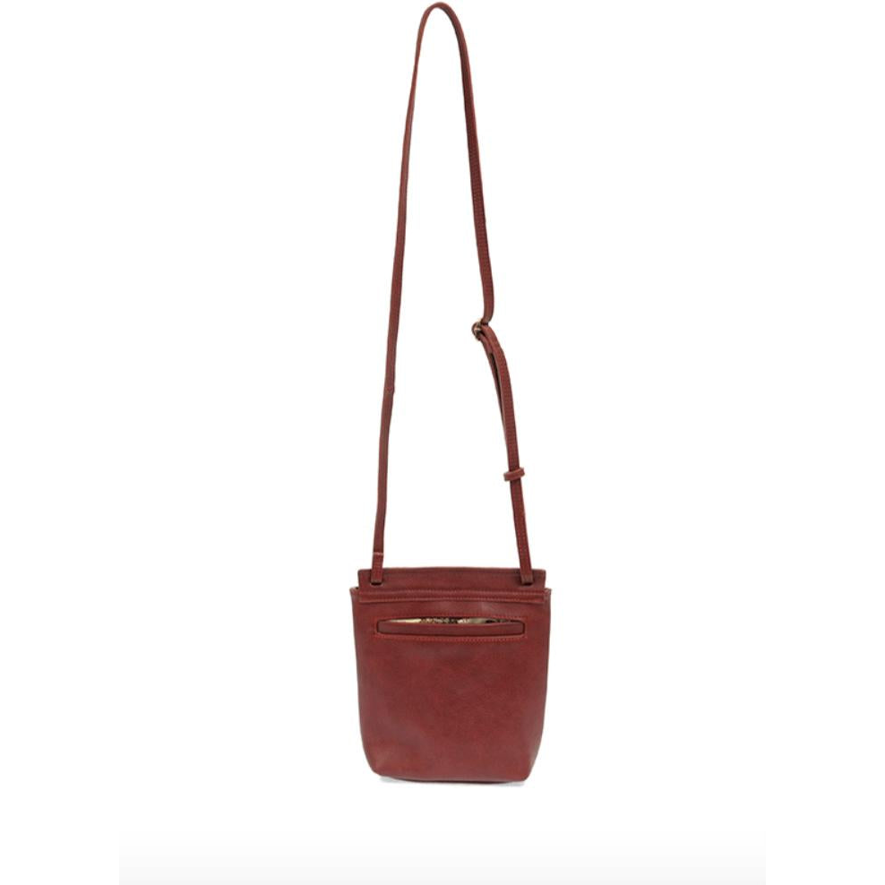 Aimee Front Flap Crossbody Bag - Crimson - Zinnias Gift Boutique