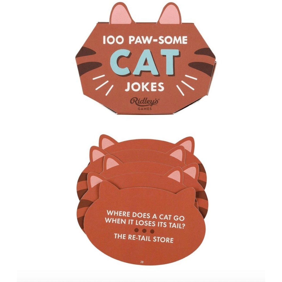 Ridley&#39;s 100 Cat Novelty Jokes - Zinnias Gift Boutique