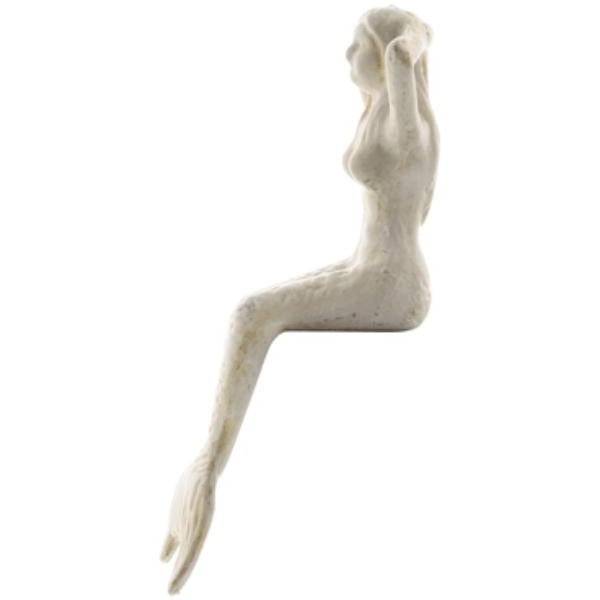 Cast Iron Sitting Mermaid - Zinnias Gift Boutique