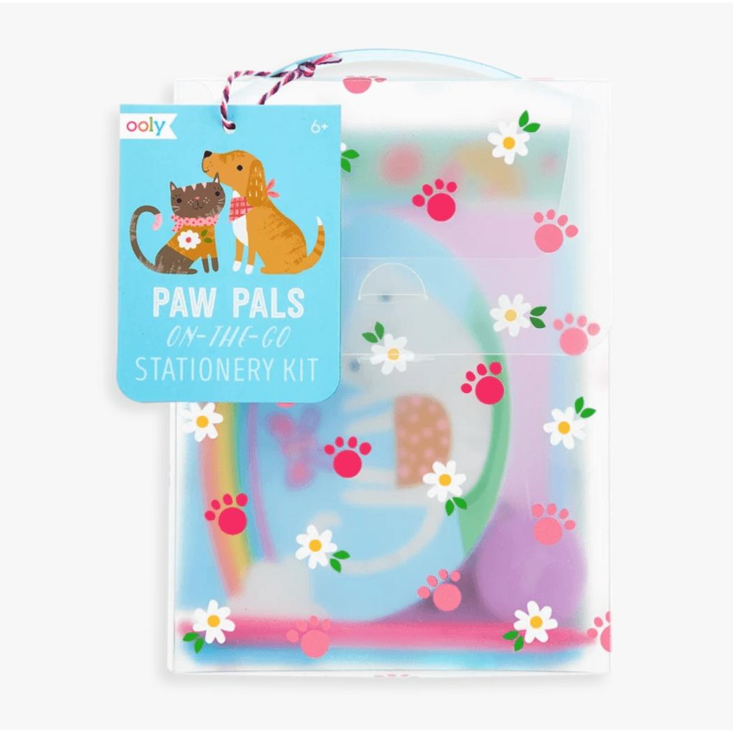 on-the-go travel stationery kit - paw pals - Zinnias Gift Boutique