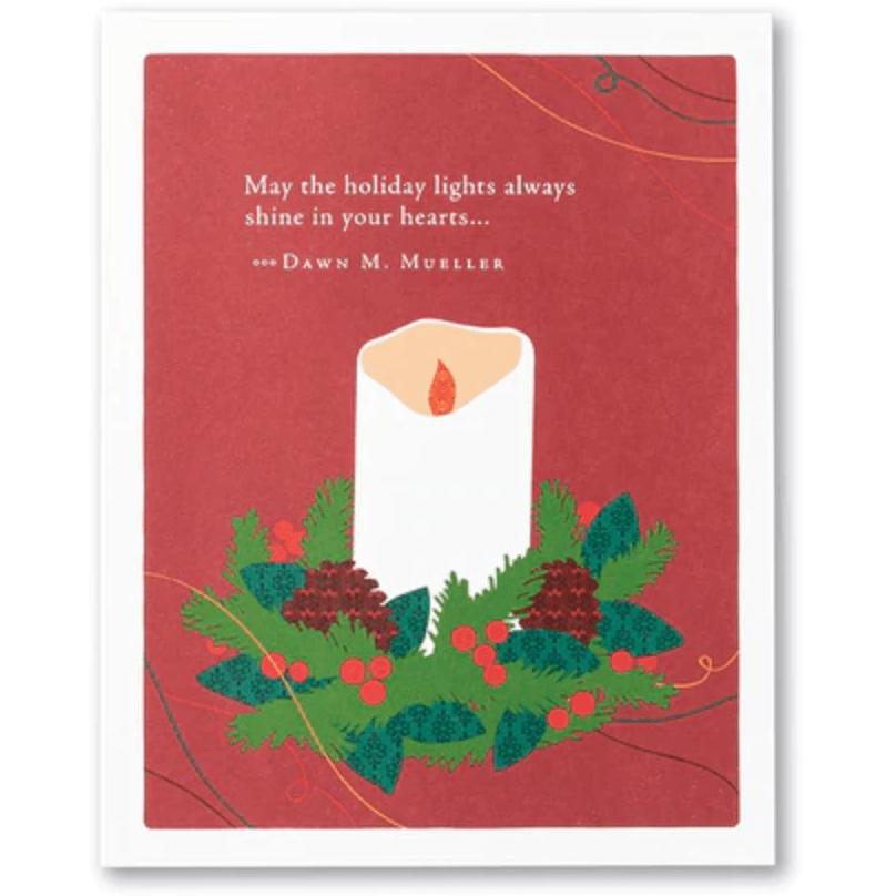 May the holiday lights always shine in your hearts - Zinnias Gift Boutique