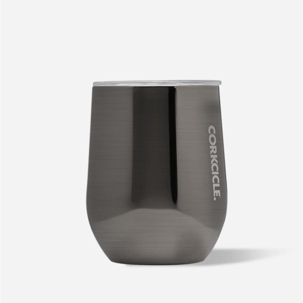 Metallic Stemless - Gunmetal 12oz - Zinnias Gift Boutique