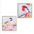 Brushstroke Bird Canvas Wall Art - Zinnias Gift Boutique