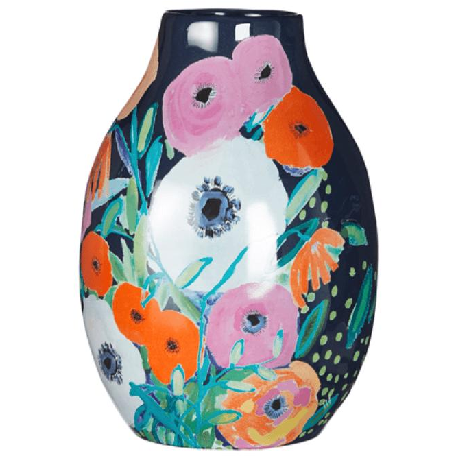 8" Vase - Zinnias Gift Boutique