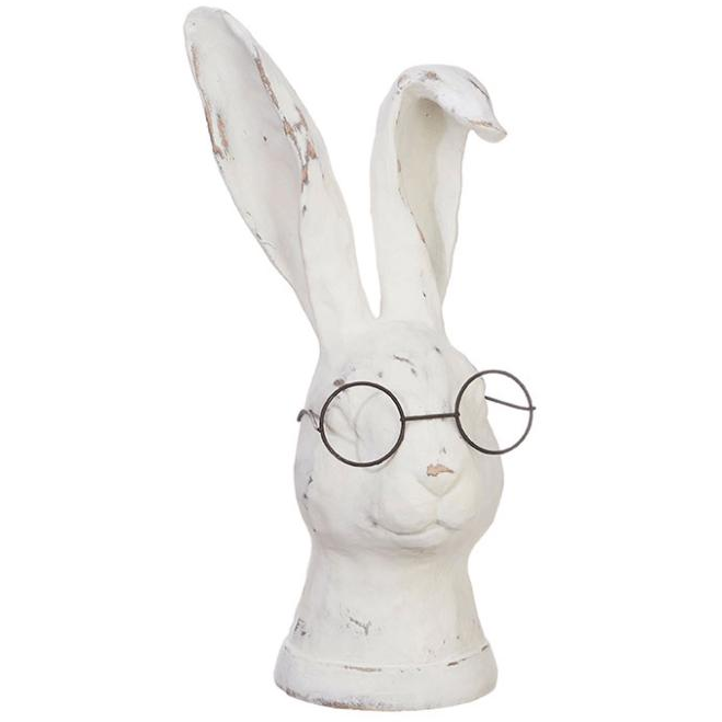 Rabbit with Glasses - Zinnias Gift Boutique