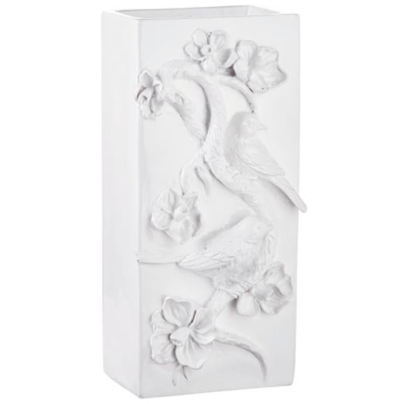 Birds on Branch Square Vase - Zinnias Gift Boutique